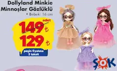 GOKİDY OYUNCAK DOLLYLAND MİNKİE MİNNOŞLAR GÖZLÜKLÜ indirimli fiyat GOKİDY OYUNCAK DOLLYLAND MİNKİE MİNNOŞLAR GÖZLÜKLÜ fiyat ve kampanya bilgisi